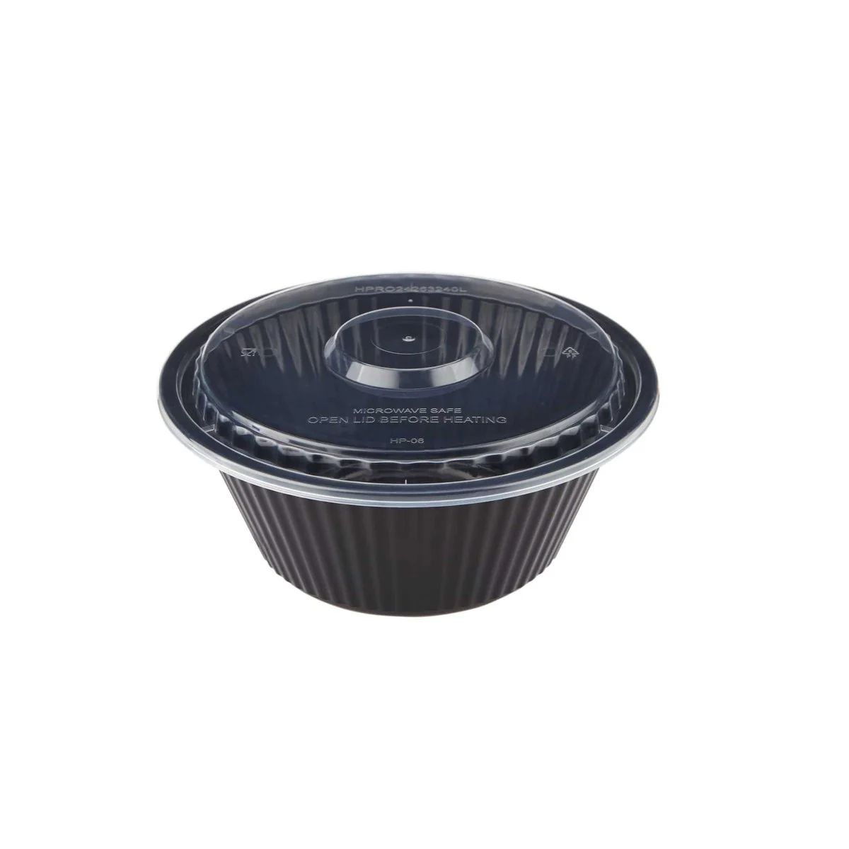 كاسة حراري دائري اسود محزز 40 اونص