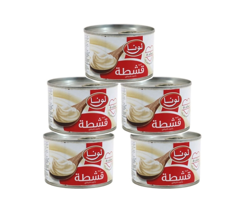 قشطة علبة لونا  155 غرام - 48 قطعة