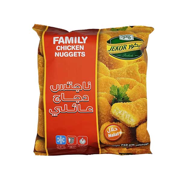 جيكور ناجتس عائلي 750 غم - 8*1