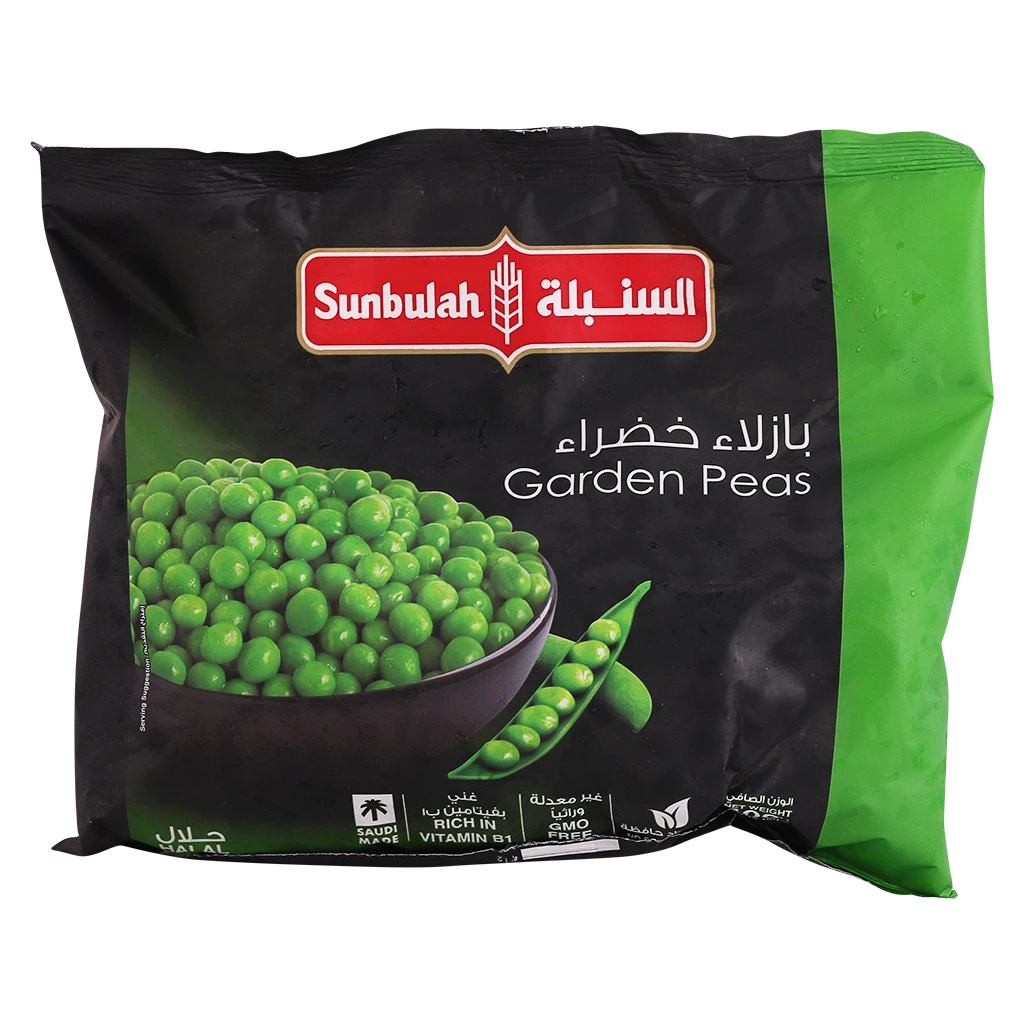 بازلاء خضراء مجمدة - السنبلة - حجم 400 غرام - 20 قطعة