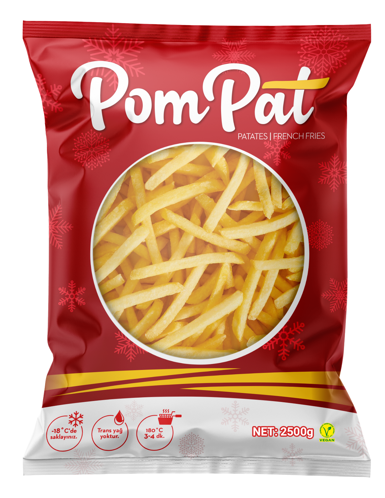 فرايز بوم بات 7X7 تركي - 2.5 كيلو - 4 قطع