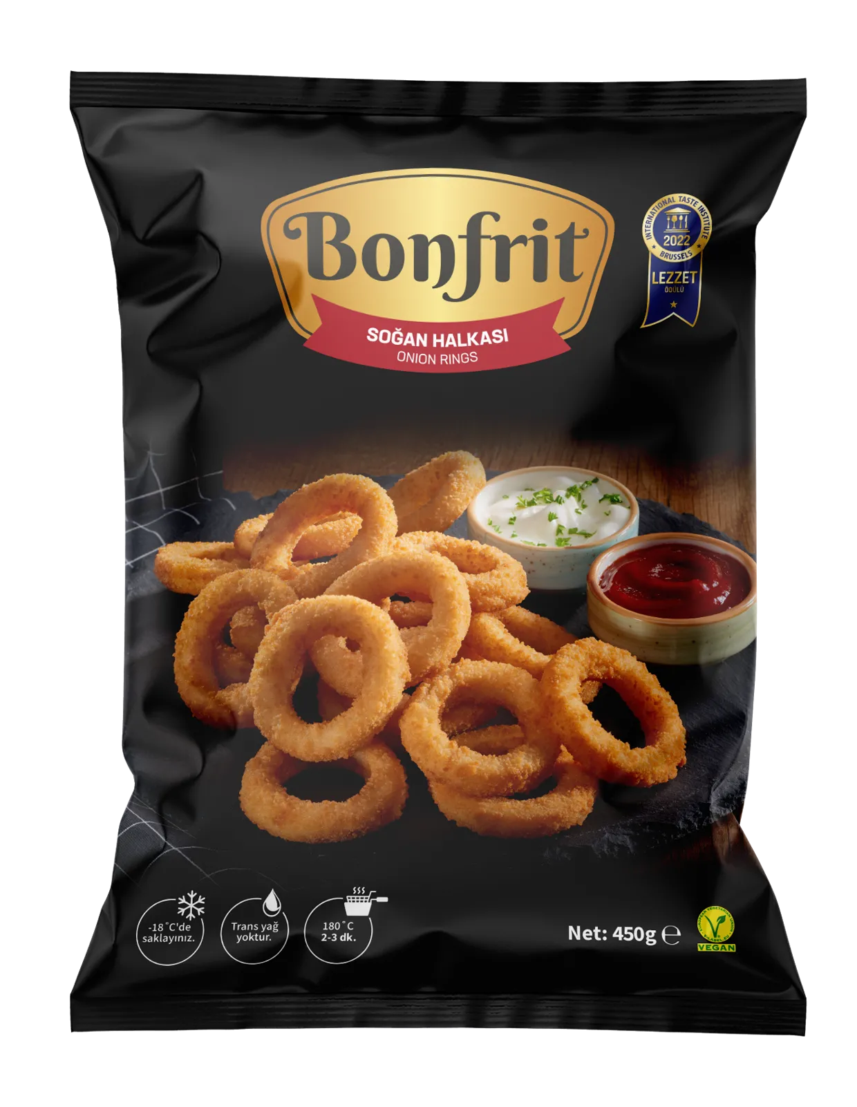 حلقات البصل بونفرت تركي - 1 كيلو - 8 قطع